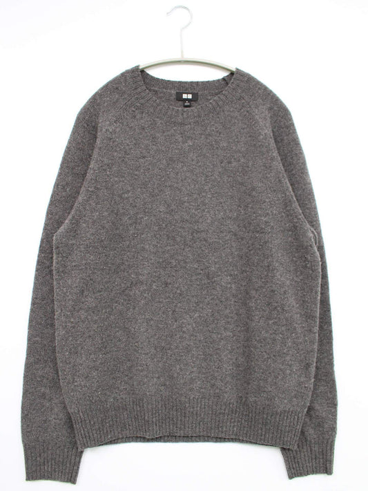 UNIQLO/ユニクロ/ニット/セーター/トップス/グレー/M
