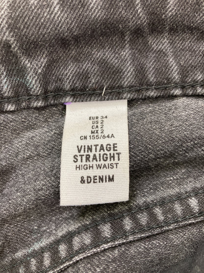 VINTAGE STRAIGHT/デニムパンツ/パンツ/ブラック/EUR 34    CN155/64A