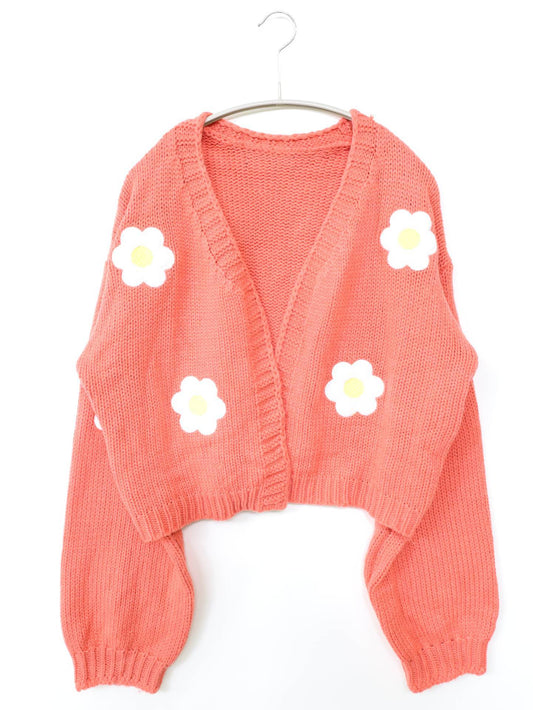 カーディガン/ボレロ/トップス/ピンク