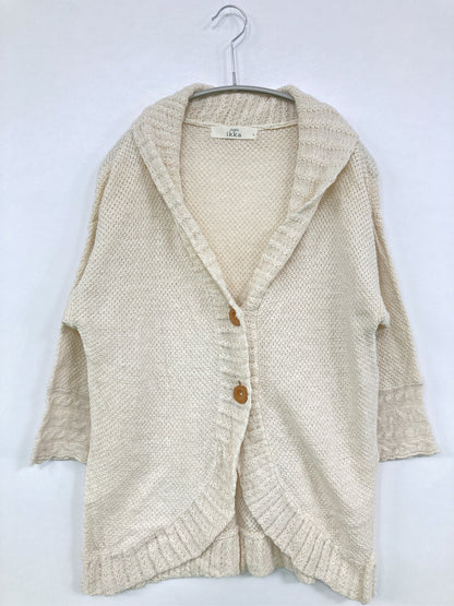 IKKA/イッカ/カーディガン/ボレロ/トップス/ベージュ/L