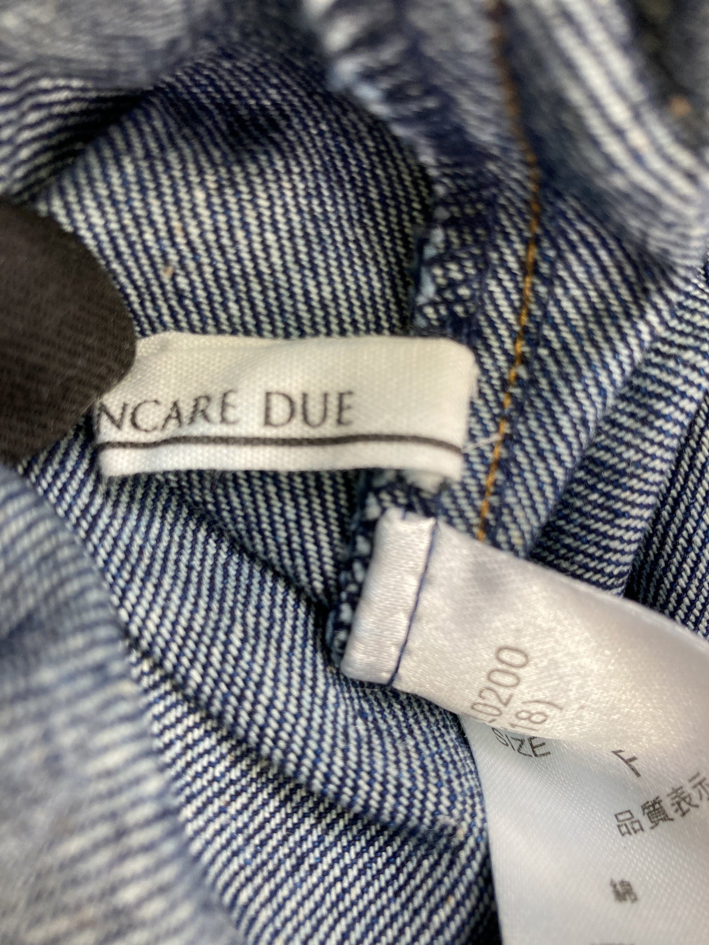 ELANCARE DUE/デニムスカート/スカート/ネイビー/F