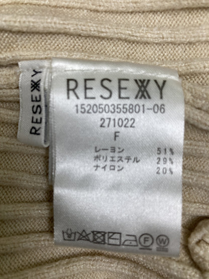 RESEXY/ワンピース/ワンピース/ドレス/ベージュ/F