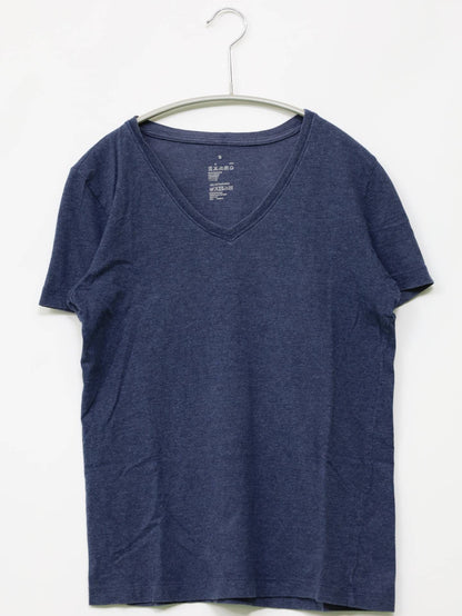 無印良品/Tシャツ/カットソー/トップス/ネイビー/S