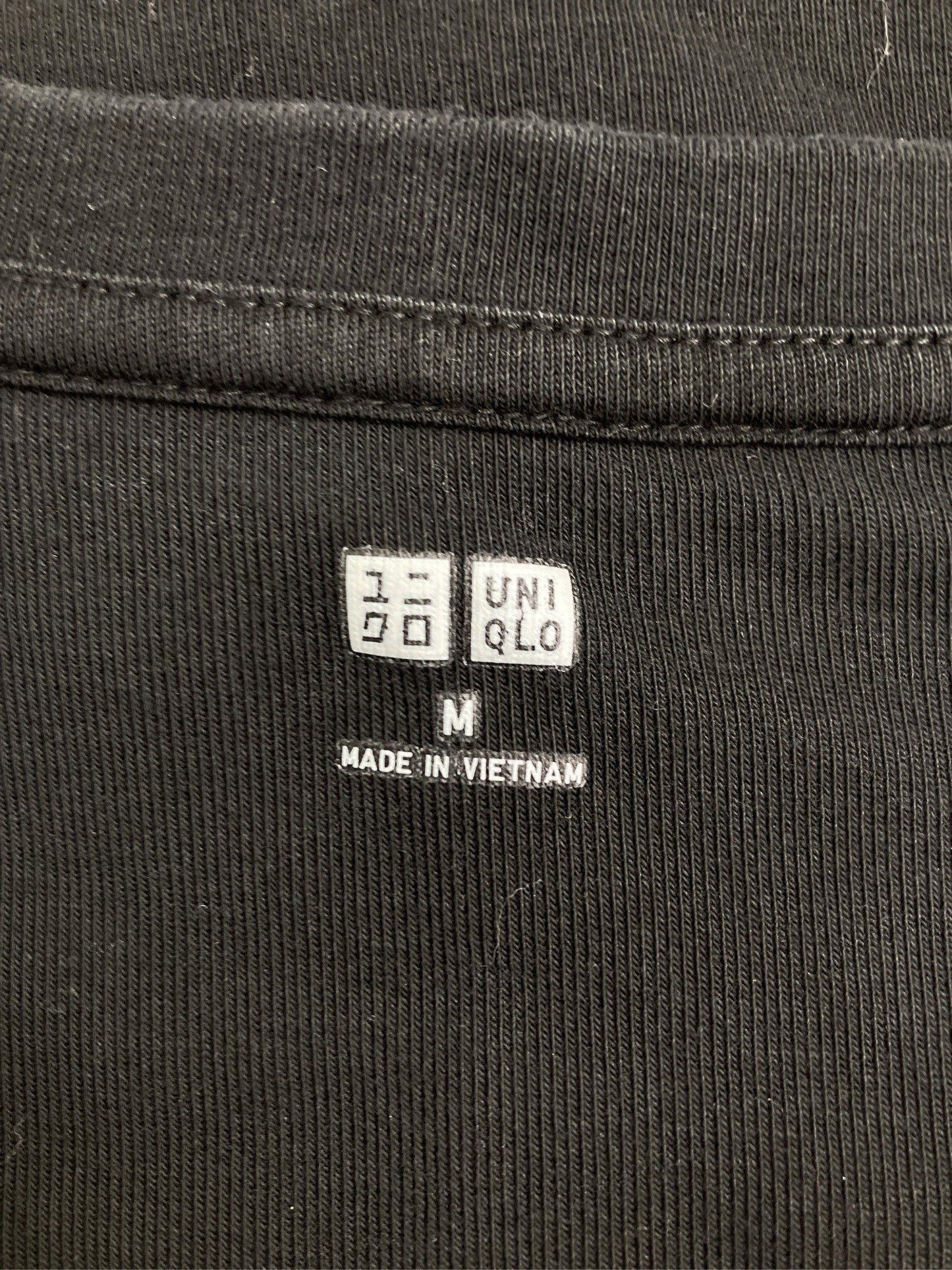 UNIQLO/ユニクロ/Tシャツ/カットソー/トップス/ブラック/M