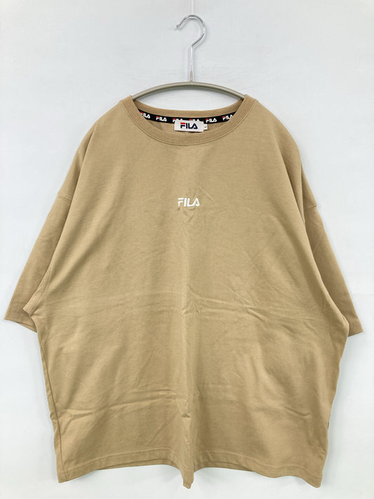 FILA/フィラ/Tシャツ/カットソー/トップス/ベージュ/L