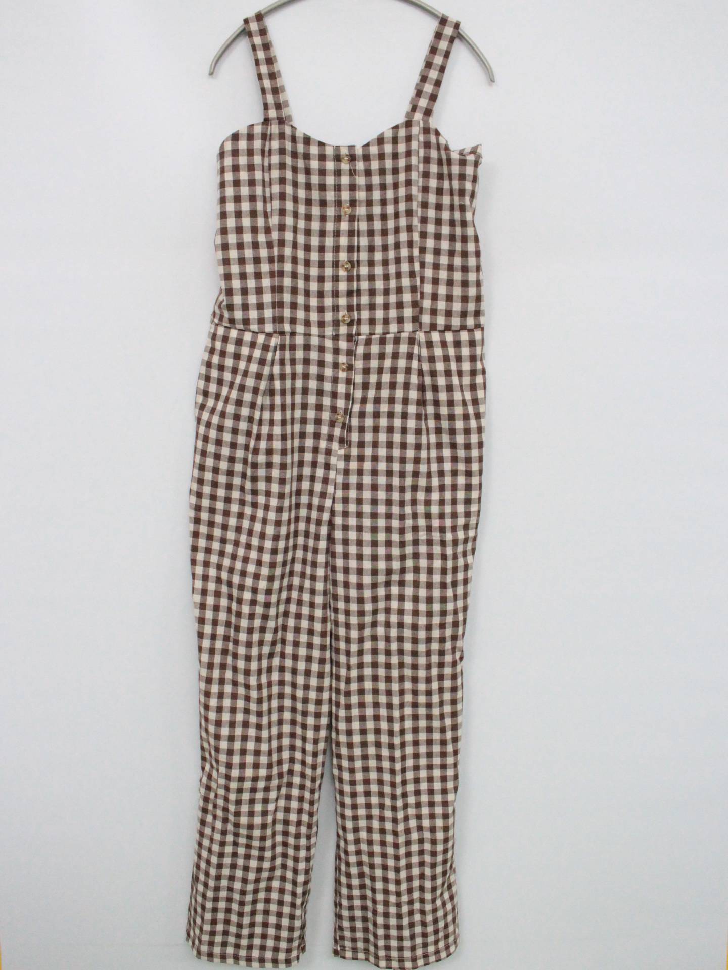 つなぎ/オールインワン/オールインワン・サロペット/ブラウン