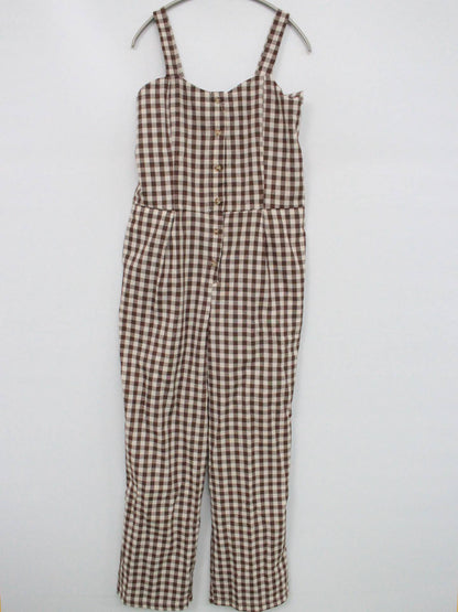 つなぎ/オールインワン/オールインワン・サロペット/ブラウン