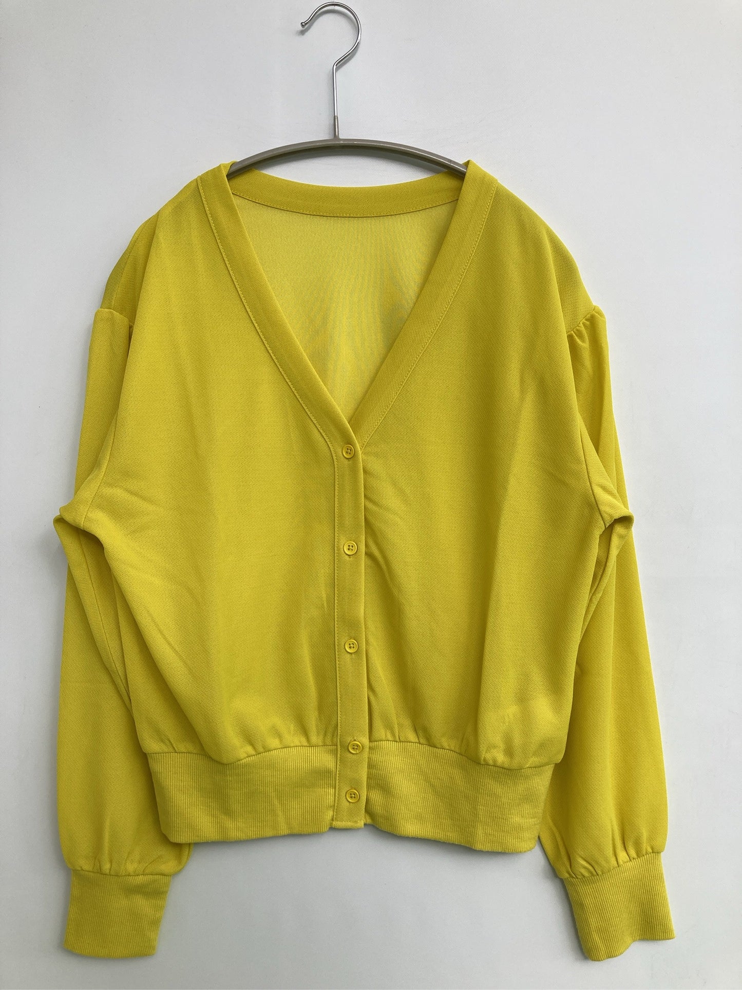 カーディガン/ボレロ/トップス/イエロー/M