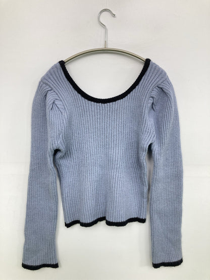 ニット/セーター/トップス/スカイブルー