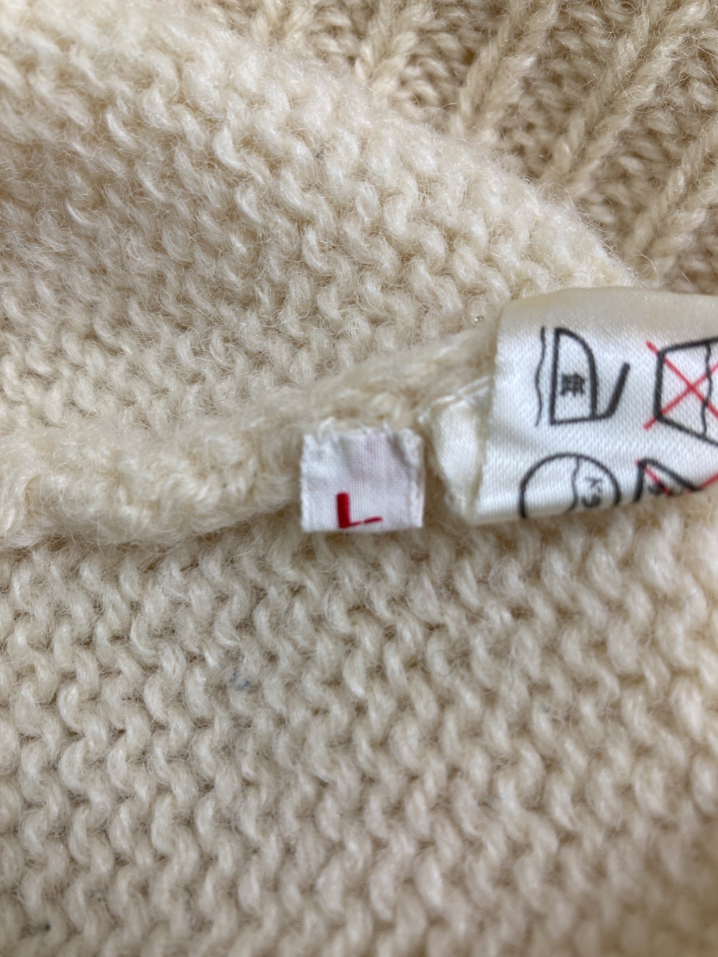 SHYKIDS/ニット/セーター/トップス/ホワイト/L