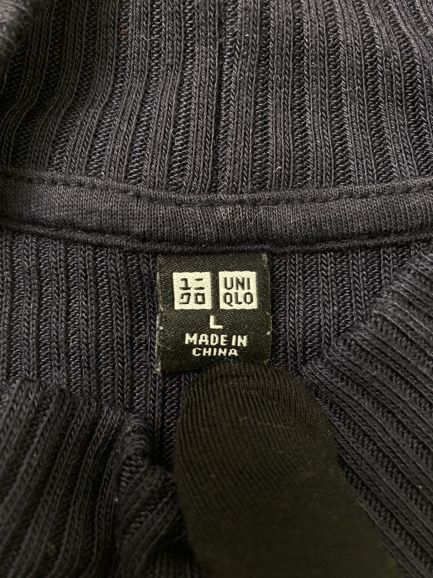 UNIQLO/ユニクロ/ニット/セーター/トップス/ブラック/L