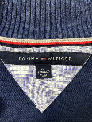 TOMMY HILFIGER/トミーヒルフィガー/ニット/セーター/トップス/ネイビー/XXL