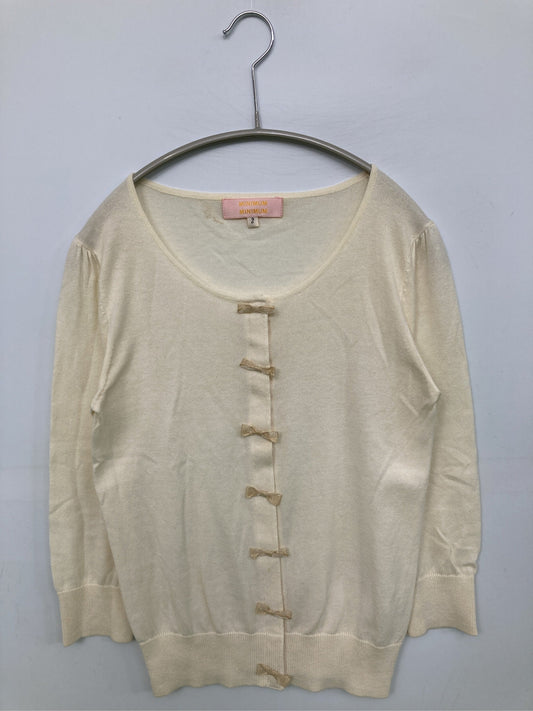 manimum/カーディガン/ボレロ/トップス/ホワイト/2