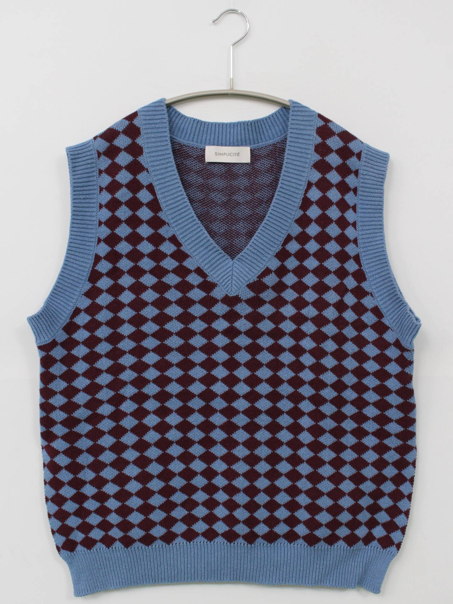 SIMPLICITE/サンプリシテ/ベスト/トップス/ブルー
