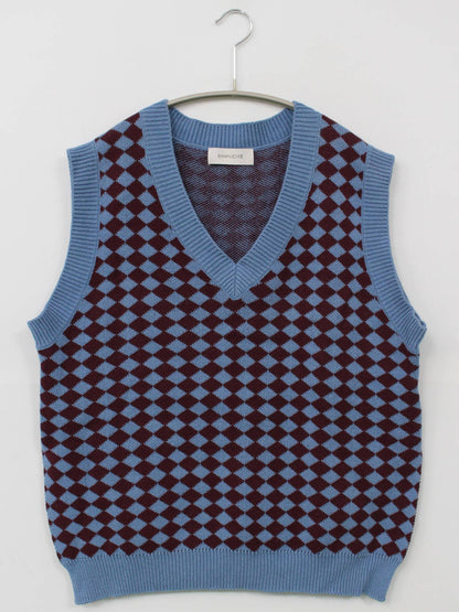 SIMPLICITE/サンプリシテ/ベスト/トップス/ブルー