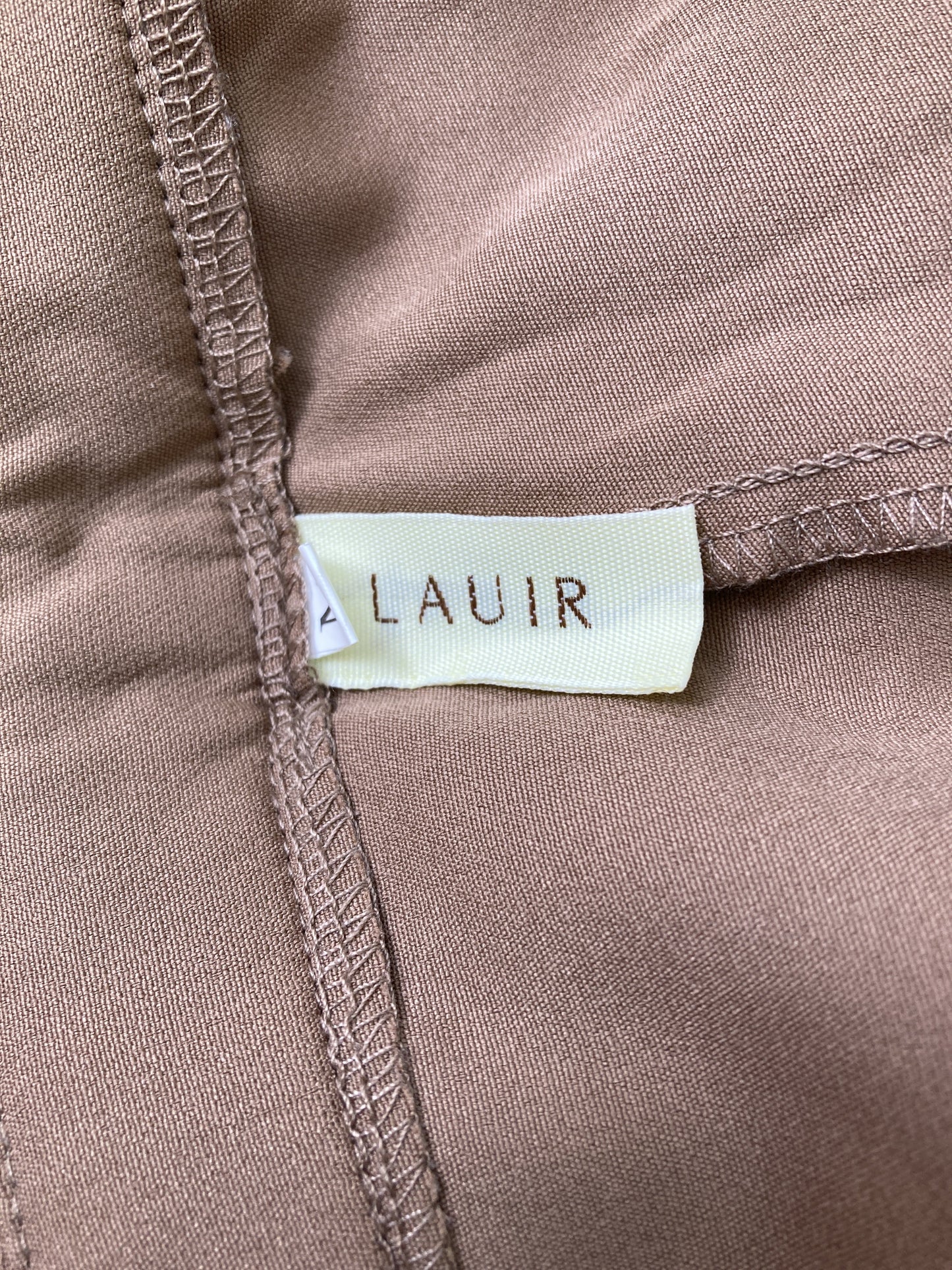 LAUIR/ラウアー/スラックス/パンツ/ブラウン/M