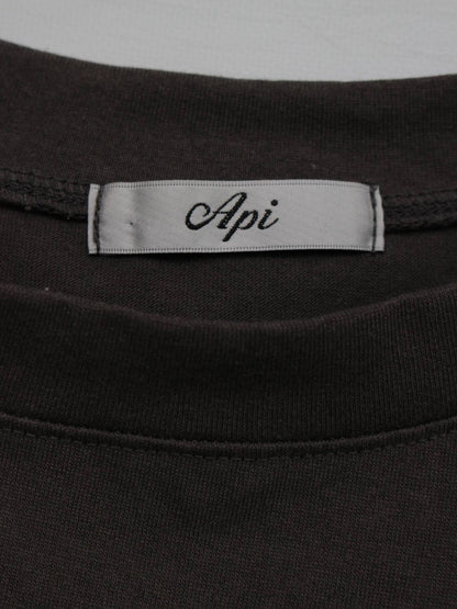 Api/Tシャツ/カットソー/トップス/ブラウン/L