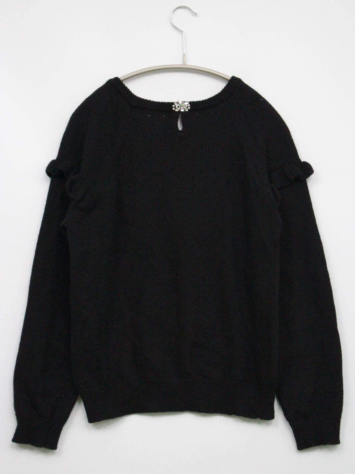 LD prime/エルディープライム/ニット/セーター/トップス/ブラック