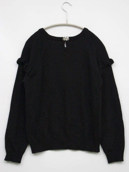 LD prime/エルディープライム/ニット/セーター/トップス/ブラック