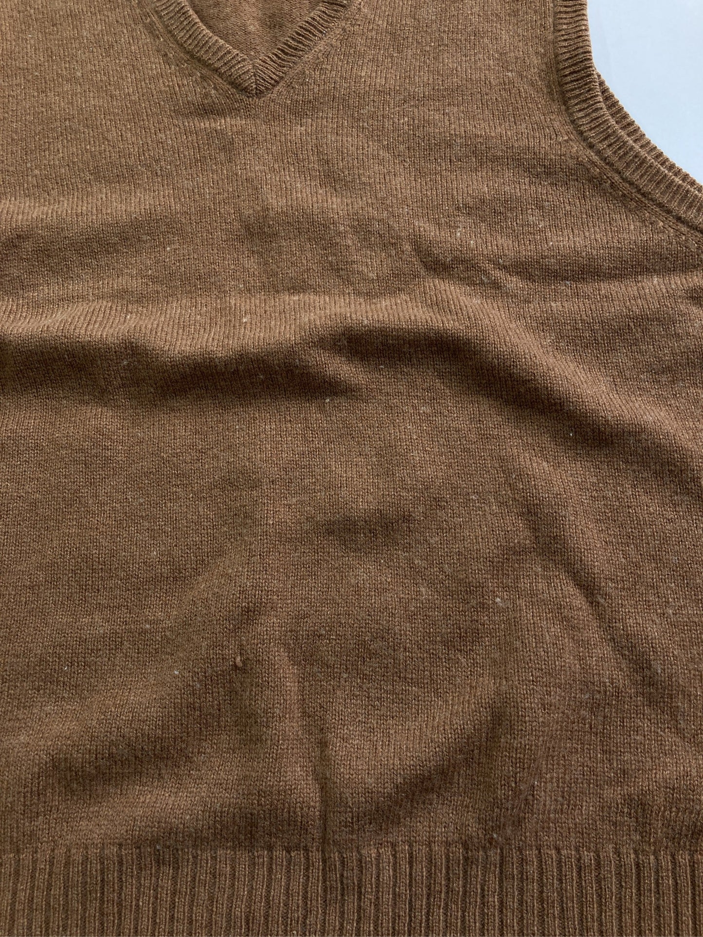 clothing/ベスト/トップス/ブラウン/L