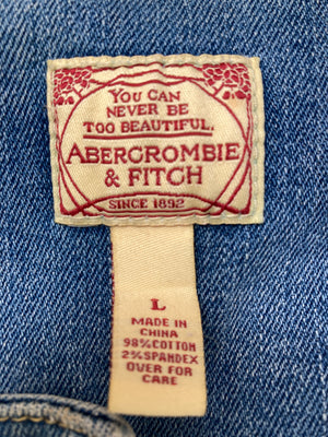 Abercrombie&Fitch/アバクロンビーアンドフィッチ/デニムジャケット/ジャケット/アウター/ブルー/L
