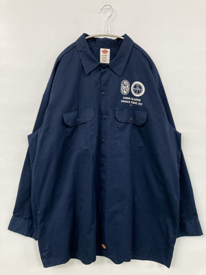 Dickies/ディッキーズ/シャツ/ブラウス/トップス/ネイビー/2XL