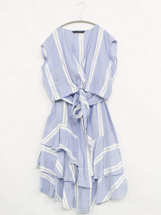 ZARA/ワンピース/ワンピース/ドレス/スカイブルー/M