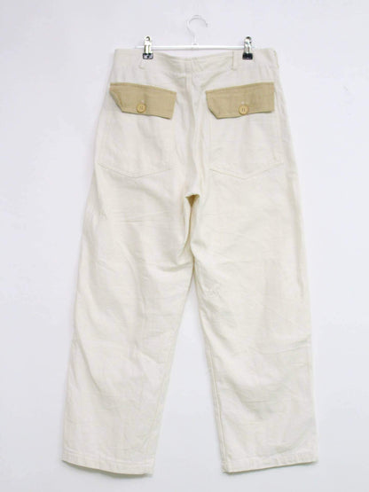 BROKEN BASE/デニムパンツ/パンツ/ホワイト/M