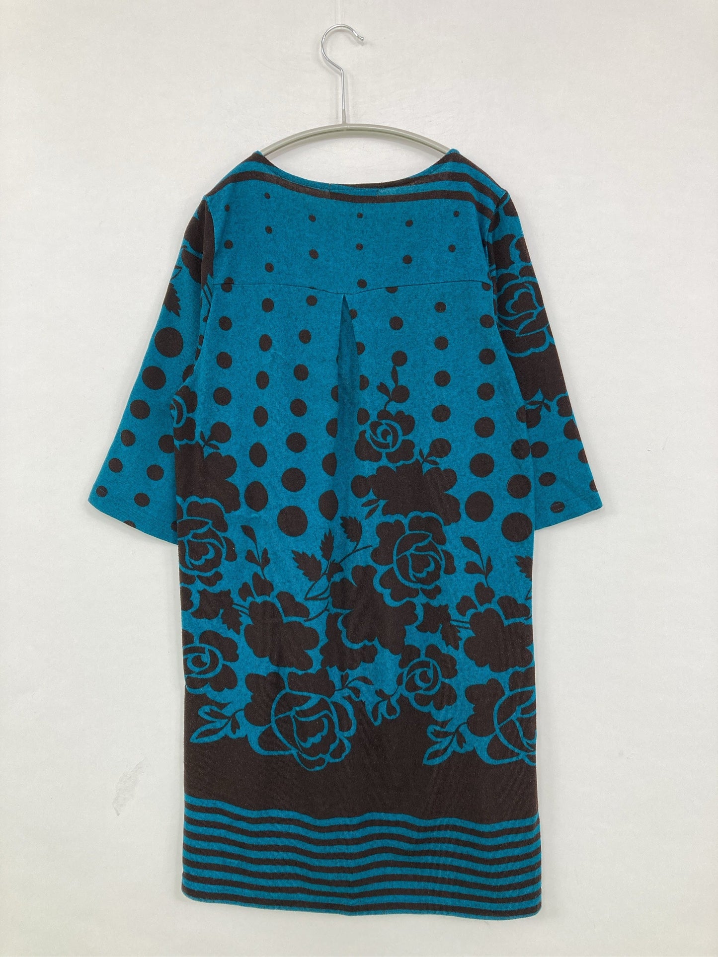 チュニック/ワンピース/ドレス/ブルー/M