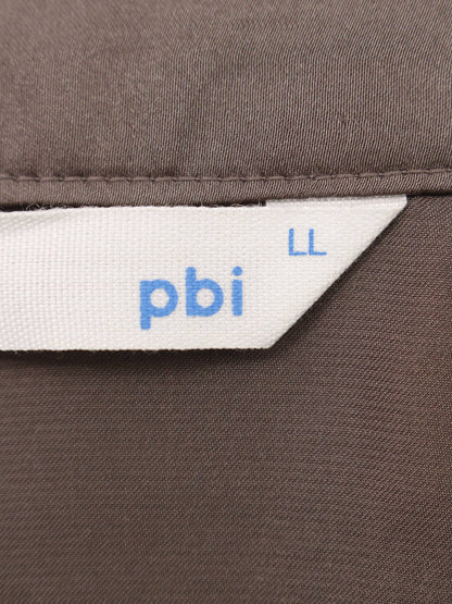 pbi/シャツ/ブラウス/トップス/ブラウン/LL