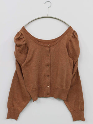 Chico/チコ/カーディガン/ボレロ/トップス/ブラウン/F