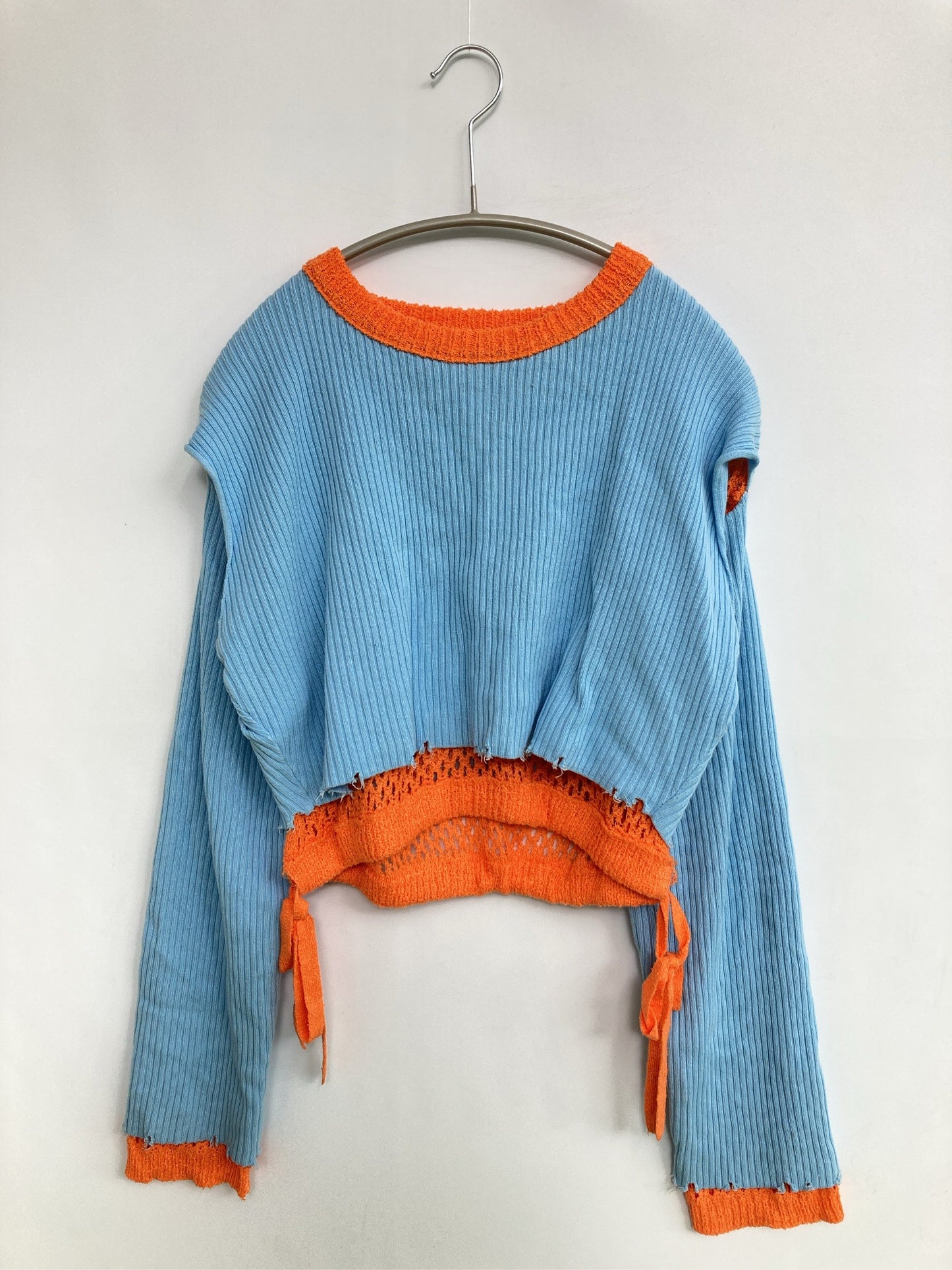 ニット/セーター/トップス/スカイブルー/FREE