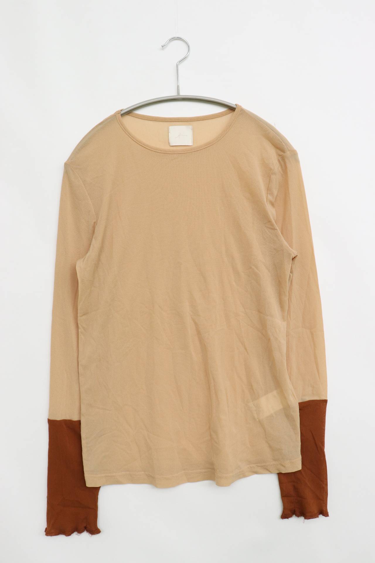 Amiur/エミレ/Tシャツ/カットソー/トップス/ベージュ/F