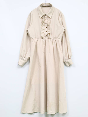 apres jour/アプレジュール/シャツワンピース/ワンピース/ドレス/ベージュ/S