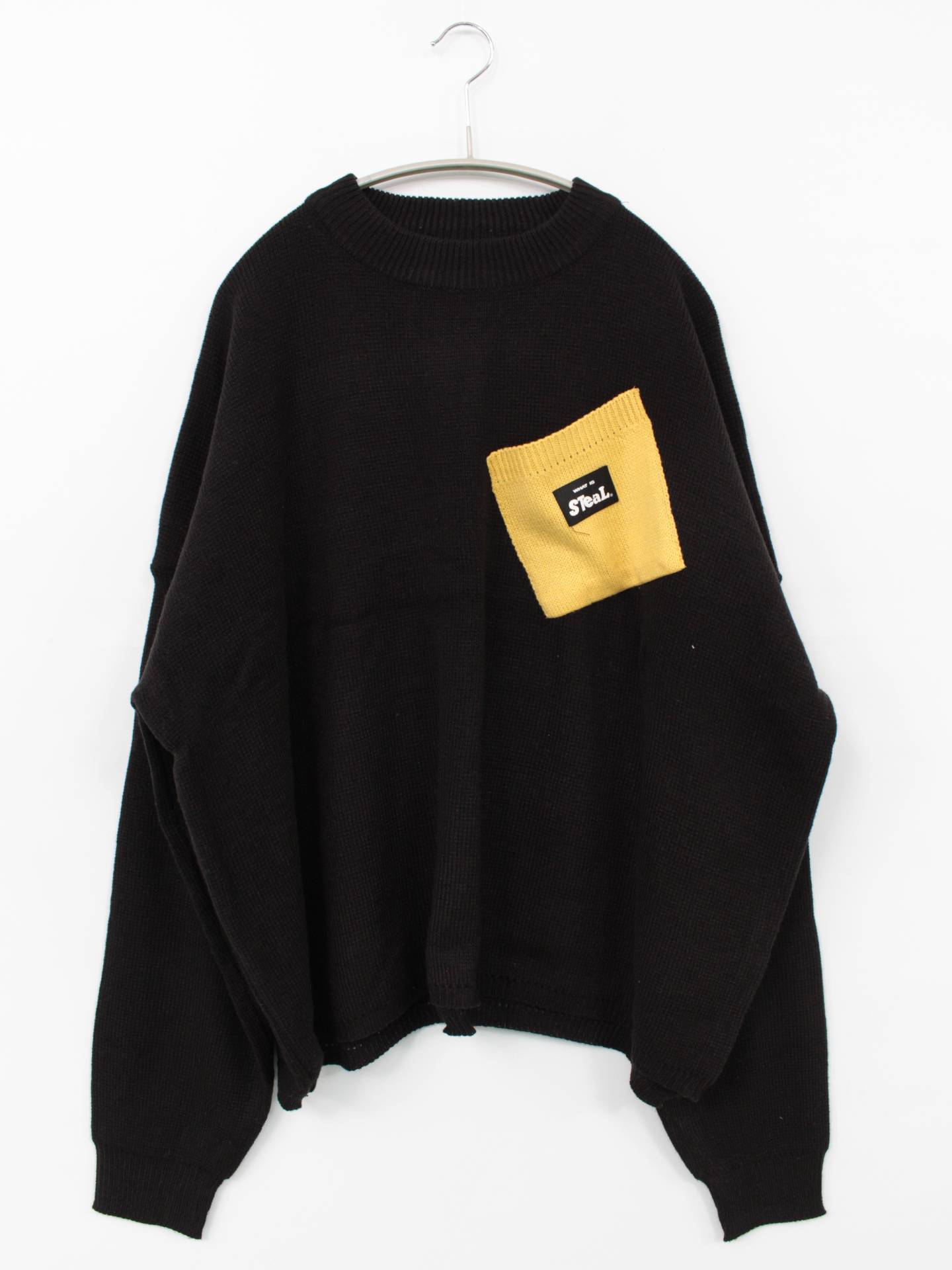 STeaL/スティール/ニット/セーター/トップス/ブラック