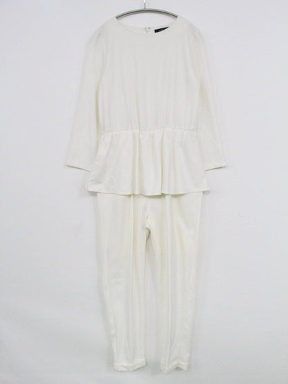 BLISS POINT/つなぎ/オールインワン/オールインワン・サロペット/ホワイト/M