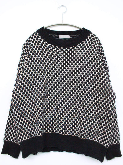 sakishima/サキシマ/ニット/セーター/トップス/ブラック