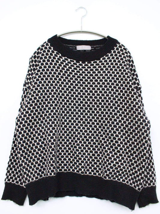 sakishima/サキシマ/ニット/セーター/トップス/ブラック