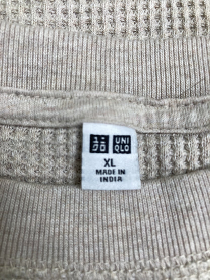UNIQLO/ユニクロ/Tシャツ/カットソー/トップス/ベージュ/XL