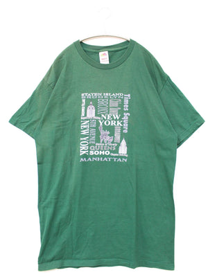 FRUIT OF THE LOOM/フルーツオブザルーム/Tシャツ/カットソー/トップス/グリーン/L