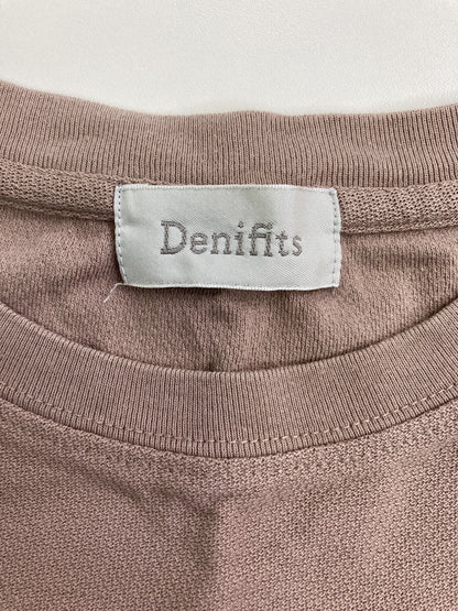 Denifits/Tシャツ/カットソー/トップス/ピンク/3L