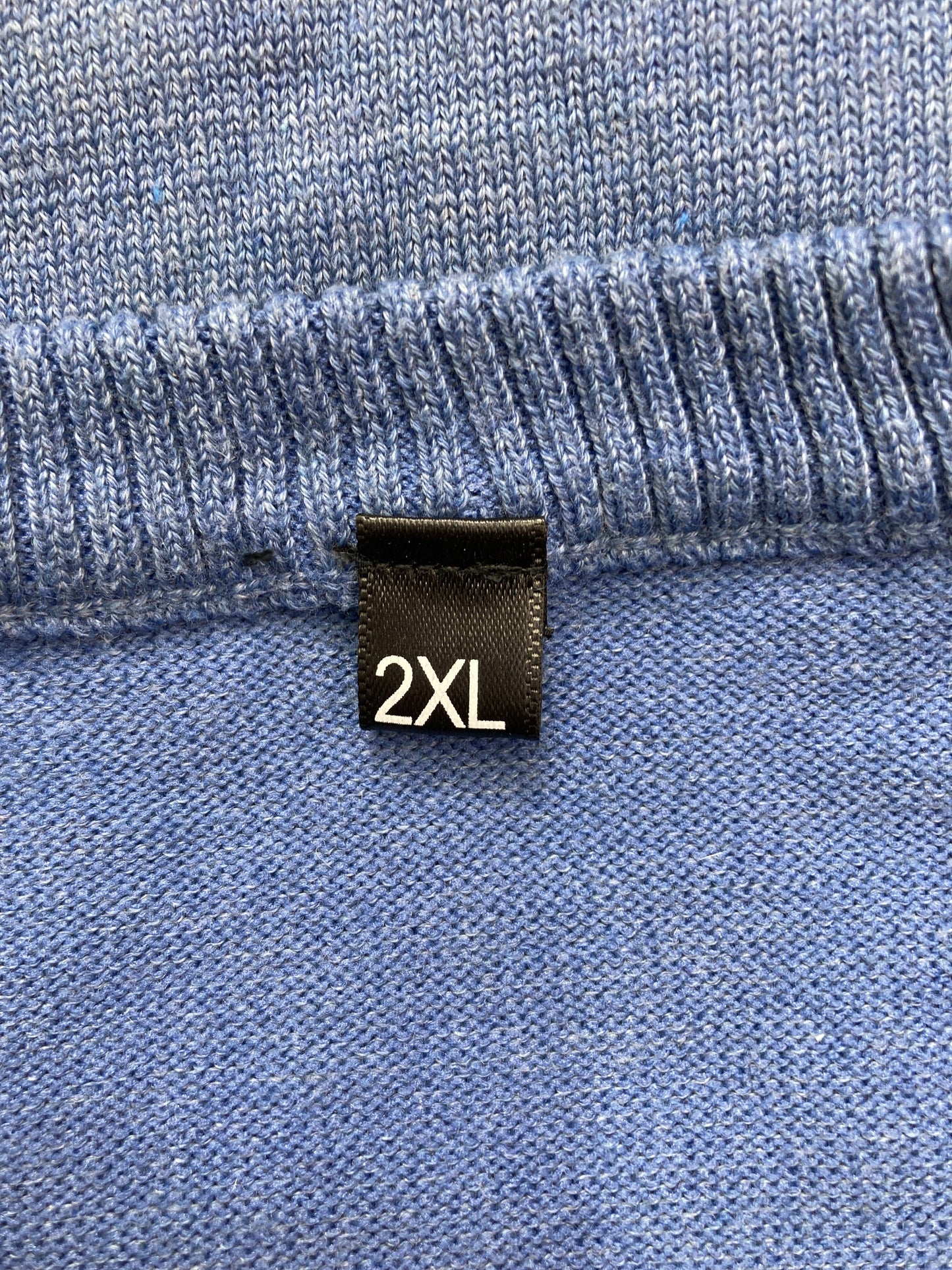 ニット/セーター/トップス/スカイブルー/2XL