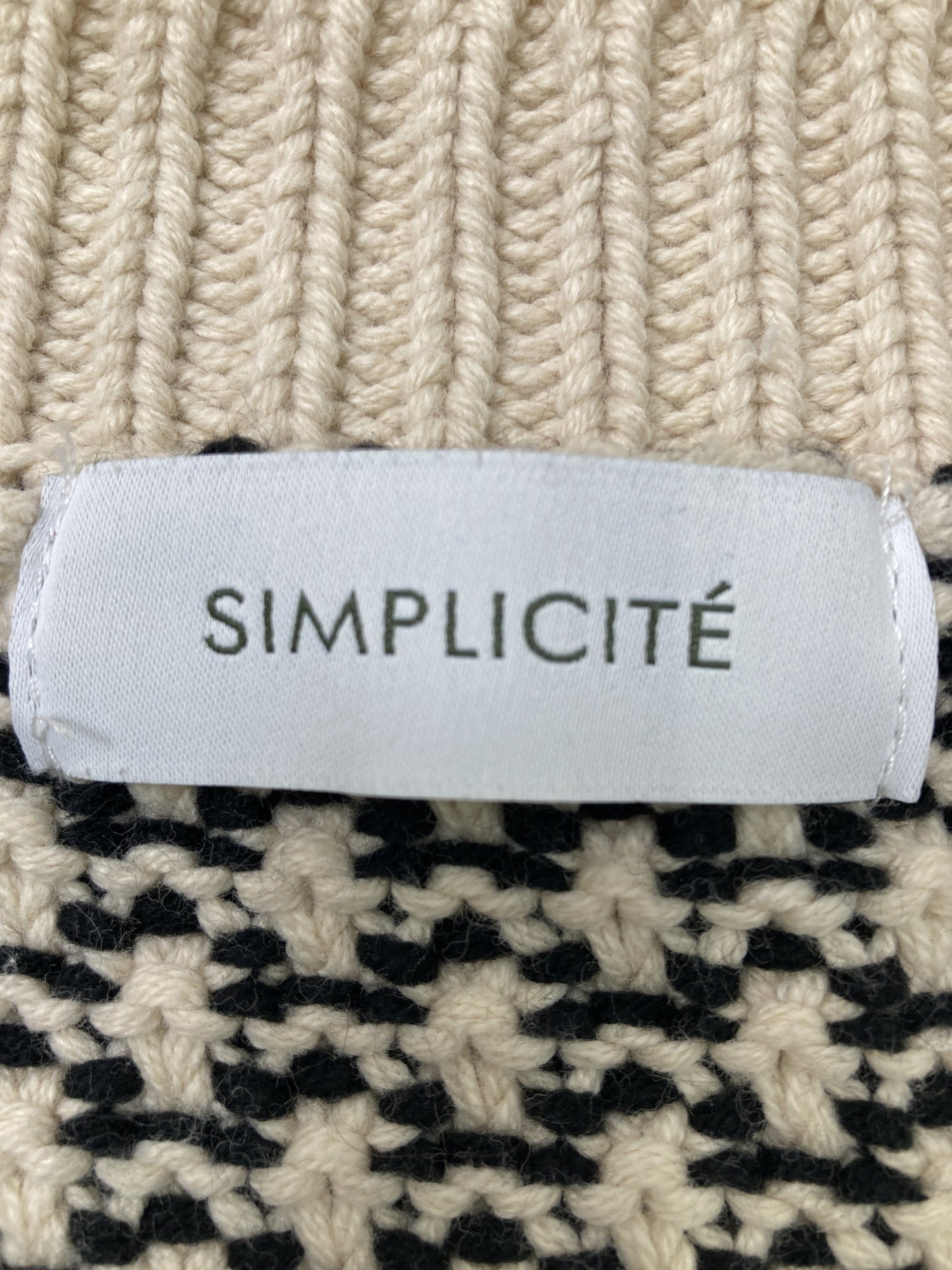 SIMPLICITE/サンプリシテ/ニット/セーター/トップス/ベージュ