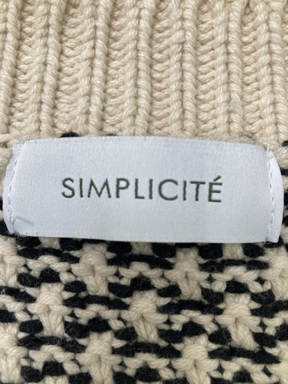 SIMPLICITE/サンプリシテ/ニット/セーター/トップス/ベージュ