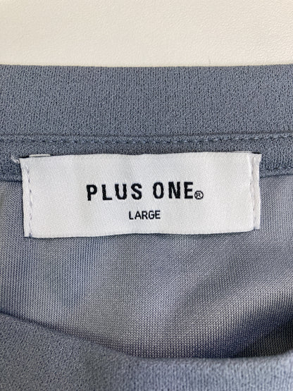 PLUS ONE/Tシャツ/カットソー/トップス/ブルー/LARGE