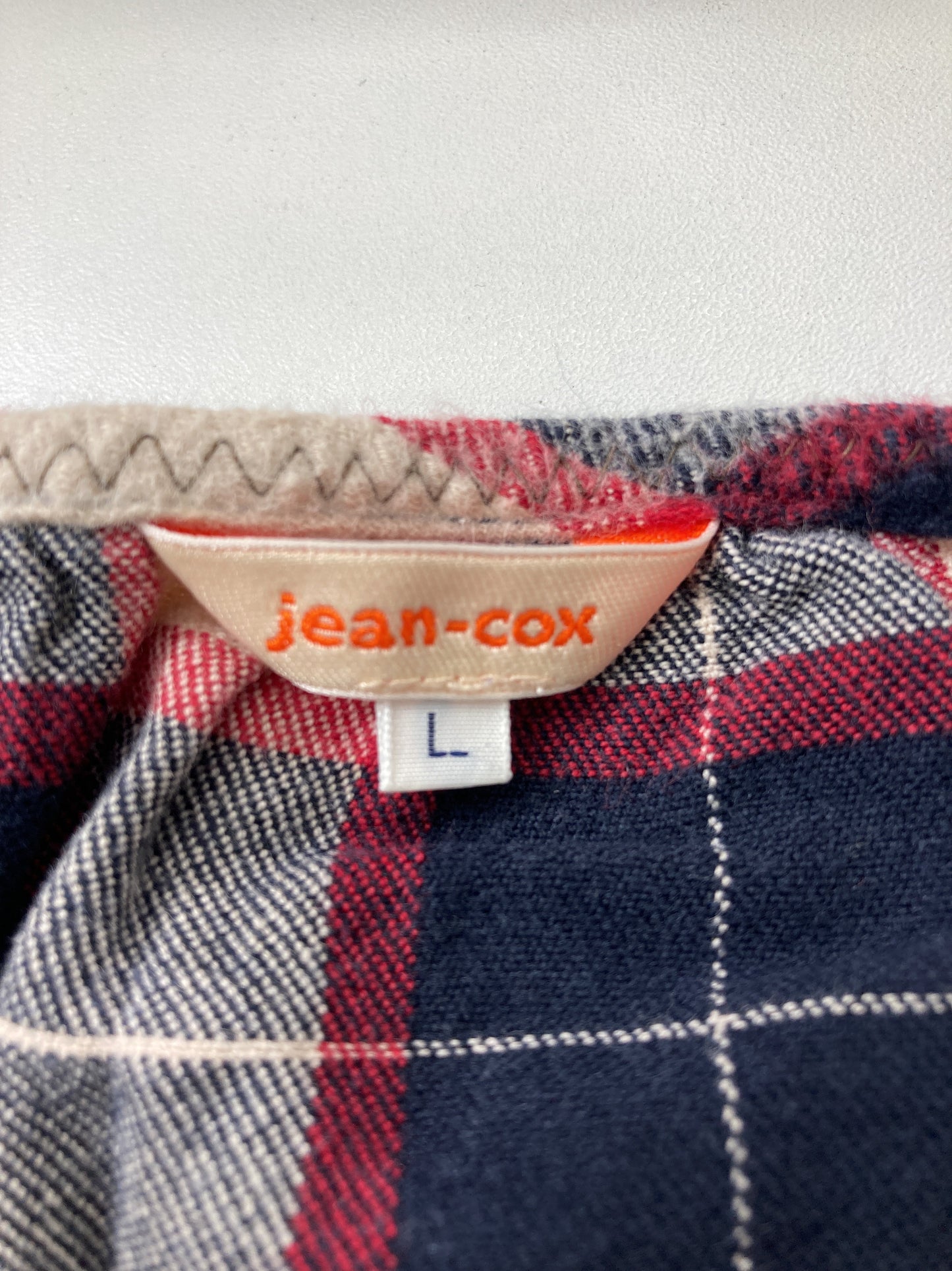 jean-cox/シャツワンピース/ワンピース/ドレス/ネイビー/L