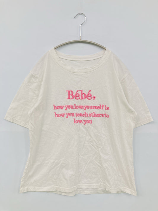 JUNOAH/ジュノア/Tシャツ/カットソー/トップス/ホワイト