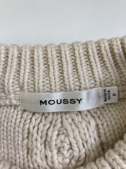 MOUSSY/マウジー/ニット/セーター/トップス/アイボリー/F