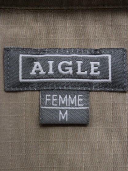 AIGLE/シャツワンピース/ワンピース/ドレス/ベージュ/M