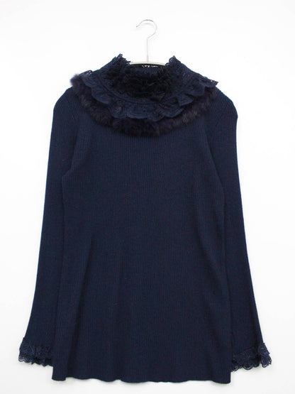 METURE-KREIN/ニット/セーター/トップス/ブルー/M-L